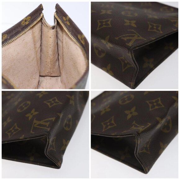 LOUIS VUITTON Monogram Poche Toilette 19 Pouch